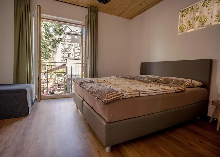 Fewo/ 10 / 2 Schlafzimmer / Terrasse / Seilbahn Blick Апартаменты Рюдесхайм-на-Рейне